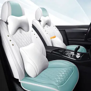 Pilnas komplektas odinis automobilinės kėdutės užvalkalas Mazda 2 3 BL BK 6 GJ GG CX5 CX3 Auto aksesuarų interjeras Automobiliai чехлы на сиденья машины
