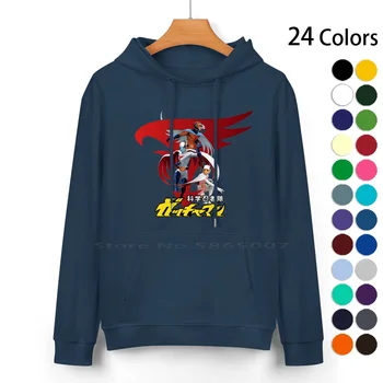 Planetų mūšis , Gatchaman Pure Cotton Hoodie megztinis 24 spalvų mūšis Planetų mūšis Gatchaman G Force Anime Trending