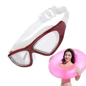 Plaukimo akiniai nuo rūko Plataus vaizdo plaukimo akiniai Plaukimo akiniai su apsauga nuo UV spindulių ir nesandarūs moterims Vyrai Suaugę vaikai