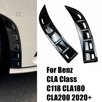 Priekinis buferio vėjo peilio peilis skirtas Mercedes C118 X118 AMG CLA35 CLA250 CLA220 CLA200 CLA180 2019-2022 Canbon Look apdailos spoileris