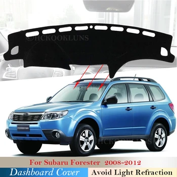 Prietaisų skydelio dangtelio apsauginis kilimėlis Subaru Forester 2008~2012 Automobilių aksesuarai Dashmat Dash Dash Board Sunshade Anti-UV kilimas 2011 09