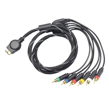Profesionalus komponentinis kabelis (6 pėdų) didelės skiriamosios gebos HDTV komponentinis RCA vaizdo kabelis, skirtas