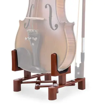 Profesionalus nešiojamas sulankstomas smuiko stovas Muzikos instrumentas Smuiko grindų laikiklis Stovas Smuikai Gitaros priedai