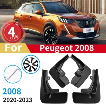 Purvasaugiai Peugeot 2008 Purvasaugiai 2020 2021 2022 2023 Fender Anti-splash Upguard Priekiniai galiniai ratai Automobilių stiliaus priedai
