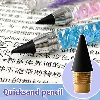Quicksand pieštukas Nereikia galąsti pieštukų Jokių rašalo dovanų be naujumo Galandimo rašiklio dažymo reikmenys Pieštukai Stotis M V7P0