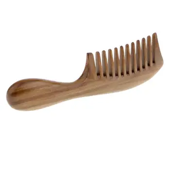 Rankų darbo kvapų plaukų šukos - antistatinės natūralios plaukų der medinės šukos (plačios )