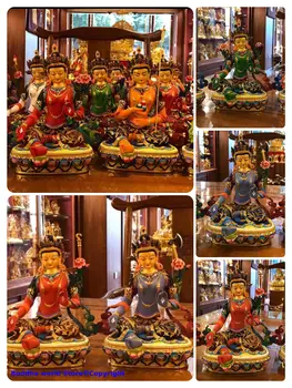Retas 21Vnt # VARIS Taras Bodhisattva budizmas TOP kokybė spalvotas piešinys deivė Buda HOME šventyklos altorius Garbinimo statula
