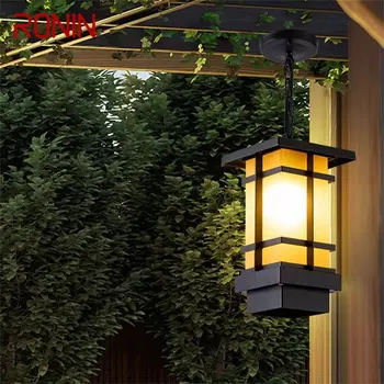 RONIN klasikinė pakabinama lemputė lauko retro LED lempa vandeniui atspari dekoravimui Koridorius Namai