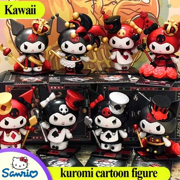 Sanrio animacinis filmas Kuromi Trump Kingdom Figūrėlė Anime Kawaii veiksmo figūrėlių kolekcija PVC modelis Statulėlė Lėlė Vaikų žaislų dovana