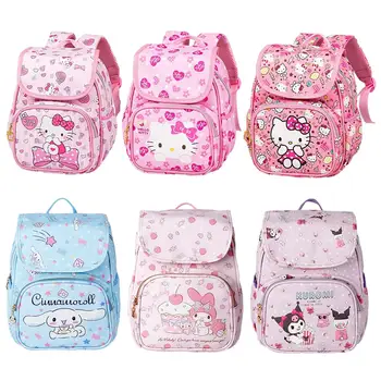 Sanrios animacinis filmas Hello Kitty Melody Kulomi Messenger Bag Anime Cute Cat Casual Small Round Bag Kawaii Toy Girls gimtadienio dovana
