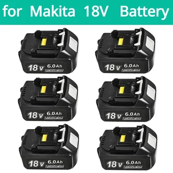 skirta Makitai 18V baterija 6000mAh įkraunama elektrinių įrankių baterija 18V makita su LED ličio jonų keitimu LXT BL1860B BL1860 BL1850