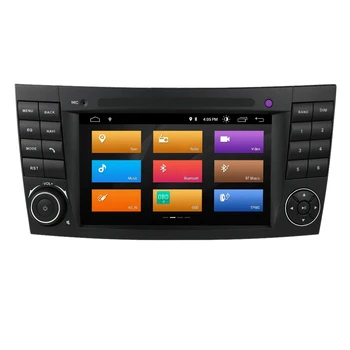skirta Mercedes Benz W211 2002-2009 Android 10 keturių branduolių automobilių medijos leistuvo radijo GPS WIFI Bluetooth vairo valdymas