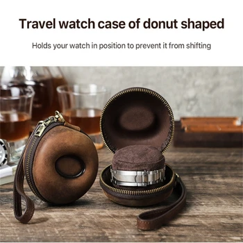 Small Watch Box Watch Travel Box tinka vyrams ir moterims Rankiniai ir išmanieji laikrodžiai