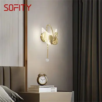 SOFITY Nordic Swan sieniniai šviestuvai Moderni šviesa Kūrybingas Dekoratyvinis namams Viešbučio koridorius Miegamasis