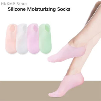 SPA Silikoninės kojinės Drėkinamosios gelinės kojinės Pleiskanojančios ir apsaugančios nuo sausumo Įtrūkusi negyva oda Pašalinkite apsaugines pėdų priežiūros priemones