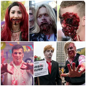Specialieji efektai Makiažas Tikroviškas Helovino plazminis purškiklis Sukurkite efektus su netikru krauju Cosplay makiažo zombių kostiumų zombiui