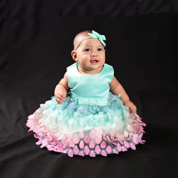Summer Toddler Baby First Birthday Dress For Baby Girl Clothes Bertism Dress Princess Dresses Party Photography Clothing