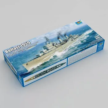 Trumpeter 1/700 Static Model Boat Royal Navy HMS Belfast 1959 Plastic Warship Unassembled Building Kits Toy TH23360