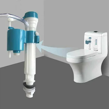 Tvirtas ir patvarus G12 apatinis įleidimo tualeto cisternos užpildymo vožtuvas Reguliuojamas vandens lygio įėjimas efektyviam vandens nutekėjimui