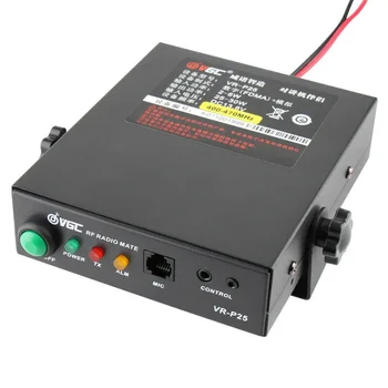 UHF/ VHF VR-P25D 25-30W Walkie Talkie galios stiprintuvo palaikymas Analoginis skaitmeninis DMR P25 BaoFeng UV-5R UV-82 TYT MD-UV380