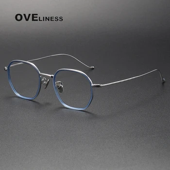 Ultra Light Titanium Glasses Frame Men Prescription Transparent Optical Myopia Eyeglasses Frame Women Denmark Brand Eyewear