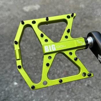 Ultralight Big Foot Dviračio pedalai CNC aliuminio lydinio kelio MTB griebimo kojos Dviratis užsandarintas 3 guolių kalnų dviračio pedalas