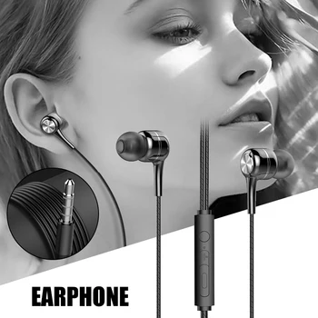 Universalios į ausis įdedamos ausinės Sportinės muzikos ausinės Laisvų rankų įranga Laidinės ausinės Kompiuterio ausinės Laidinės su mikrofonu