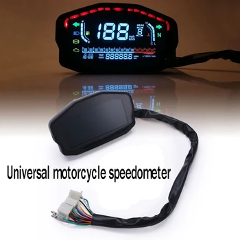 Universalus motociklų skaitmeninis spidometras skaitmeninis tachometraspanelinis LCD ekranas BMW Honda Ducati Kawasaki Yamaha
