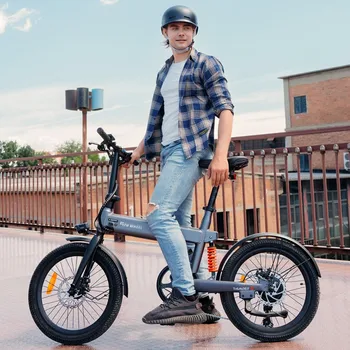 US EU 20 colių suaugusiųjų elektrinis dviratis nešiojamas sulankstomas miesto priemiestinis elektrinis dviratis 36V 10.4AH nuimama ličio baterija Ebike