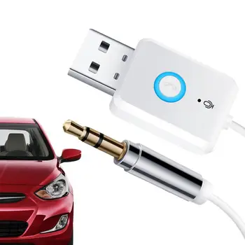 USB adapteris Belaidis automobilinis imtuvas &siųstuvas Stabilus automobilyje muzikos priėmimo kištukas ir leidimas USB adapteris Belaidis automobilinis adapteris skirtas