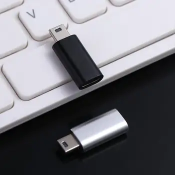 USB Vyriškas USB2.0 USB vyriškas C tipo moteriškas mini USB į C tipo jungtis mini 5 kontaktų USB adapteris Duomenų perdavimo jungtis OTG adapteris