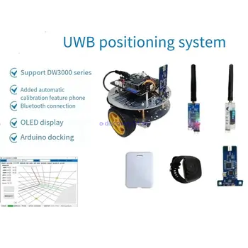 UWB pozicionavimo ir diapazono kūrimo plokštės modulis DW1000DW3000 didelio tikslumo vidaus ir lauko bazinės stoties etiketė Linkpg