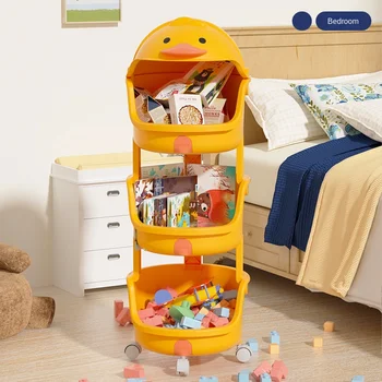 Vaikiškos žaislų laikymo lentynos, vežimėlių lentynos, didelės talpos svetainės ir miegamojo lentynos