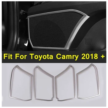 Vidinių durų stereofoninis garsiakalbis Garso garsas Garsiakalbio dangtelis Dekoratyvinė apdaila tinka Toyota Camry 2018 - 2023 automobilių plieno priedai
