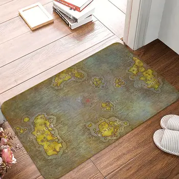 WoW Žemėlapis Plakatas GobelenasBathroom Mat World of Warcraft vaidmenų žaidimas Durų kilimėlis Svetainės kilimas Lauko kilimas Namų dekoravimas