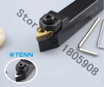 WTENN1616H16 16*16*125mm CNC tekinimo įrankis, metalo tekinimo staklės, tekinimo staklės, išorinis tekinimo įrankis W-Type WTENN
