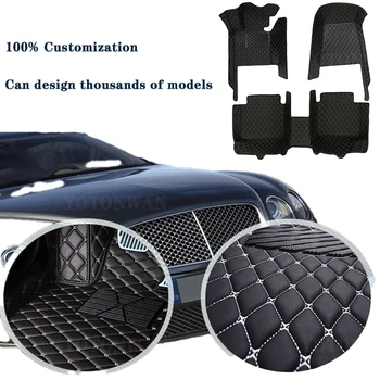 YOTONWAN Aukštos kokybės odinis individualizuotas automobilių grindų kilimėlis Buick Sail 2002-2006 metai Interjero detalės Automobilių aksesuarai Automobilių stilius