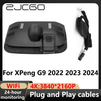 ZJCGO 4K Wifi 3840*2160 DVR Dash Cam kameros vaizdo įrašymo įrenginys, skirtas XPeng G9 2022 2023 2024