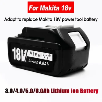 Įkraunamos baterijos 18650 BL1860, skirtos Makitai 18V 6.0Ah keitimas BL1840 BL1850 BL1830 BL1860B LXT400 ličio jonai