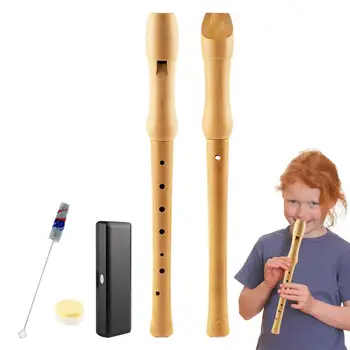 Įrašymo instrumentas vaikams Įrašymo įrenginiai Muzikos instrumentai 8 skylėta fleita Grojantis fleita Instrumentas C Raktas Medinis įrašymo įrenginys