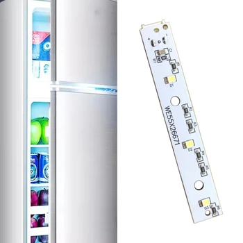 Šaldytuvo LED lemputė WR55X26671 FD200090 šaldytuvams LED šviesos plokštės keitimas LED juostos juostos prietaiso prieiga