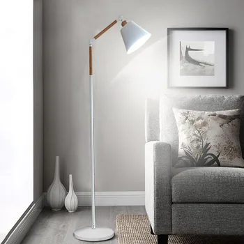 šiaurietiška paprasta grindų lempa Minimalistinė šviesa Prabangus nuotolinio valdymo pultas Išmanioji akių apsauga LED naktinė grindų lempa Svetainė