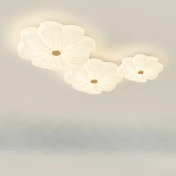 Šiaurės gėlių formos lubų šviestuvai virtuvei Sala Svetainė Miegamasis LED lubų šviestuvai Vidaus apdaila Apšvietimo lempa