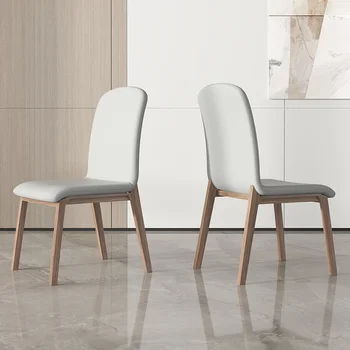 Šiaurės medžio masyvo valgomojo kėdė moderni paprasta mada kūrybingi namai restoranas viešbučio stalai ir kėdės atlošas lengvas prabangus supakuotas