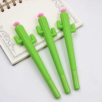 Šviežia ir kūrybinga kaktuso forma Parašas 0.5mm rašiklio gelis Mielas Kawaii studentų kanceliarinių prekių mokyklos biuro rašymo reikmenys Dovanos
