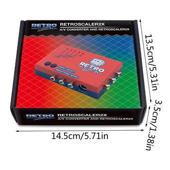  žaidimų priedai, suderinami suPS2 / N64 / NES retro žaidimų konsolė A / V į HDMI suderinamą keitiklį ir linijos dvigubą jungiklį 1pc Y3ND
